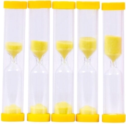 BIGJIGS TOYS Sand Timer – 3 Minutes, Yellow
