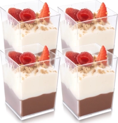 Becher für Desserts und Snacks 160 ml, 4 Stk.