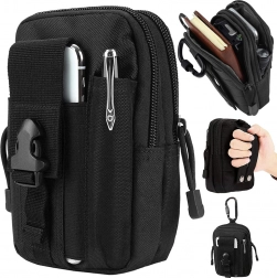 Taktische MOLLE-Gürteltasche – schwarz, wasserabweisend