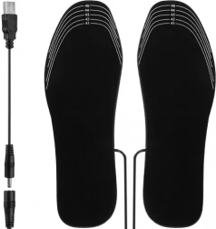 USB-beheizbare Schuheinlagen, zuschneidbar Größe 41–46