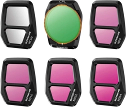 Sunnylife set van 6 filters voor drones AIR 3S