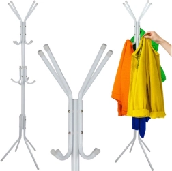 Freestanding clothing rack 175 cm, white RUHHY