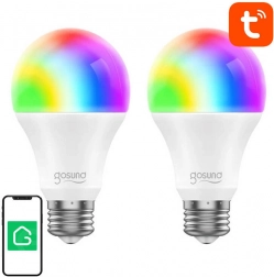 Smart Wi‑Fi RGB LED Bulb GOSUND WB4, E27, 2 pcs