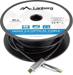 Actieve optische HDMI 2.0-kabel 80 m LANBERG