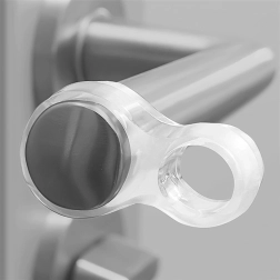 Transparente Gummipuffer für Türklinken – 4 Stück