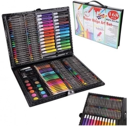 Super Méga Coffret de Fournitures Artistiques 168 pcs