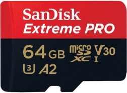 SanDisk Extreme Pro microSDXC 64GB Card