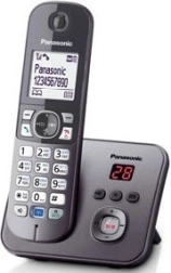 Téléphone sans fil Panasonic avec AB KX-TG6821 gris