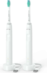 Set aus zwei elektrischen Schallzahnbürsten PHILIPS Sonicare, weiß