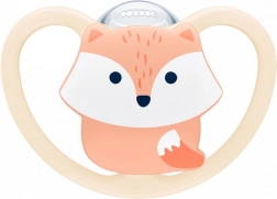 NUK Space Silicone Pacifier 0–6 months with animal motif