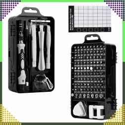 Präzisions-Schraubendreher-Set 120-in-1 mit TORX-Bits und magnetischen Aufsätzen