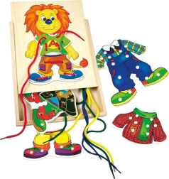 Motor Skills Game Little Lion Leo First Sewing