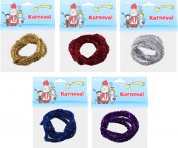 Metallischer Chenille 10mm, Länge 1,5m