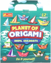 Ensemble de bateaux origami