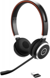Draadloze Jabra Evolve 65 UC Stereo headset met USB-adapter