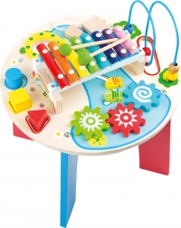 Wooden Motor Skills and Musical Table 2-in-1