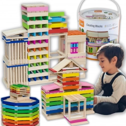 Viga Wooden Building Blocks Buildings