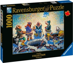 Ravensburger puzzle Pêche sur glace 1000 pièces