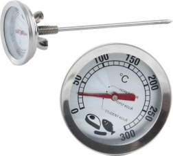 Stalen rookoven-thermometer met sonde 16 cm