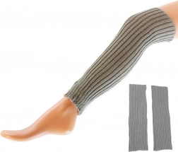 Bq14e beheizte Stulpen grau