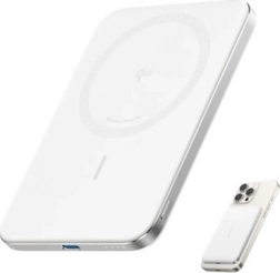 Magnetic Power Bank ANKER Nano 5000 mAh Slim White