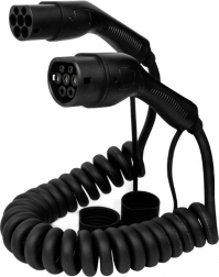 Spiralförmiges Ladekabel für Elektrofahrzeuge Typ 2 - 5M