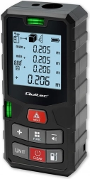 Digitale laserafstandsmeter met libel, verlicht LCD, bereik 120 m