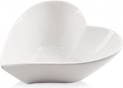 Porzellanschale in Herzform 13 × 11 cm, 180 ml