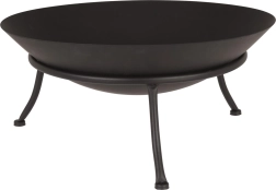 Brasero extérieur portable 47 cm en métal