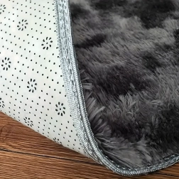 Plüschiger Shaggy-Teppich 120 × 80 cm für Wohnzimmer und Schlafzimmer