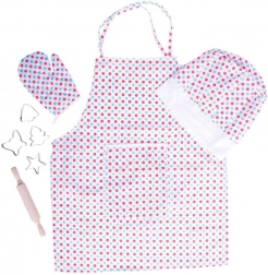 Bigjigs Toys Kids’ Chef Set with Polka Dots