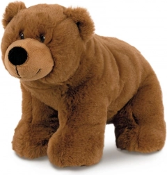 Brown plush teddy bear 30 cm with bead filling