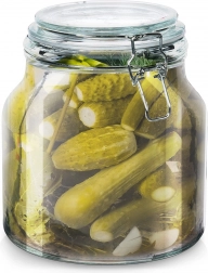 IRMA Glass Jar with Clip 2.4 l