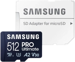 Samsung carte microSD Pro Ultimate 512 Go + adaptateur