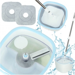 Serpillière rotative avec seau