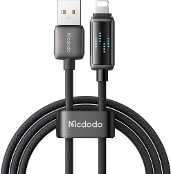 USB-A naar Lightning kabel Mcdodo met LED-display 1,2 m
