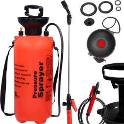 Druck-Gartenspritze 8 l mit langer Lanze und Schultergurt