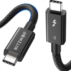 Câble BlitzWolf USB‑C 240 W, 0,5 m (noir)