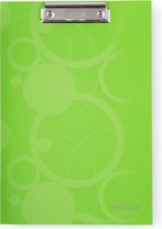 Schrijfonderlegger met klem Neo Colori groen