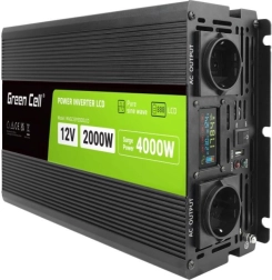 12 V to 230 V 2000 W pure sine wave inverter with LCD display