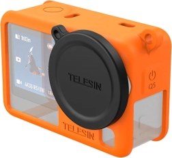 Coque de protection en silicone Telesin pour DJI Osmo Action 6 – orange