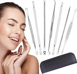 Blackhead removal tool set – 7 pcs in case