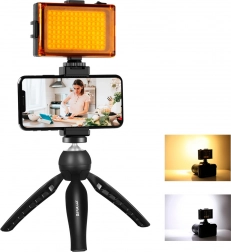 Puluz Live-Streaming-Set mit Stativhalterung und LED-Lampe