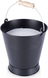 Duftkerze mit Zitronenaroma im Metalleimer 16 × 18 cm