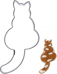 Stainless steel cookie cutter cat 8.5 cm