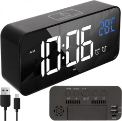 Moderner multifunktionaler LED-Wecker IZOXIS