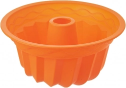 ORION Silicone Bundt Cake Mold with Chimney 23.5 cm Orange