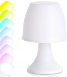Lampe de table LED avec lumière multicolore 19 cm