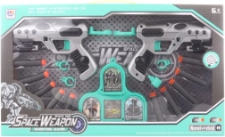 Space Blaster Set with Foam Darts for Kids 6+