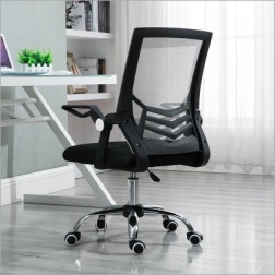 Office swivel mesh chair – black
